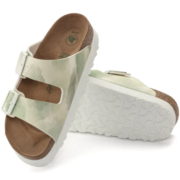 Birkenstock Arizona Platform Vegan<Women Two-Strap Sandals