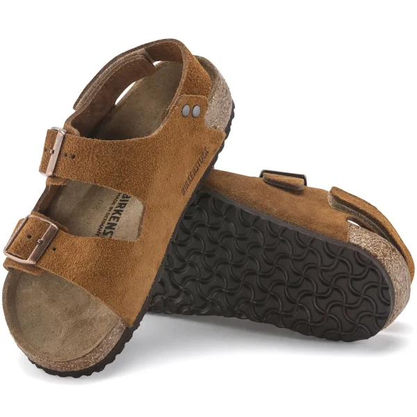 Birkenstock Milano Hl Suede Kids<Kids Strap Sandals