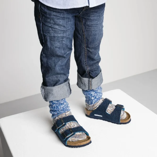 Birkenstock Slub Block Kids<Kids Socks